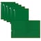Gold Seal 2 Pkt Plastic Extra Heavyweight Folders Portfolio, High Sheen Reflective Finish, Green, 12PK 86318 - alternate 1